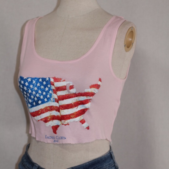 Faded Glory Cotton Crop Top - Picture 5 of 9